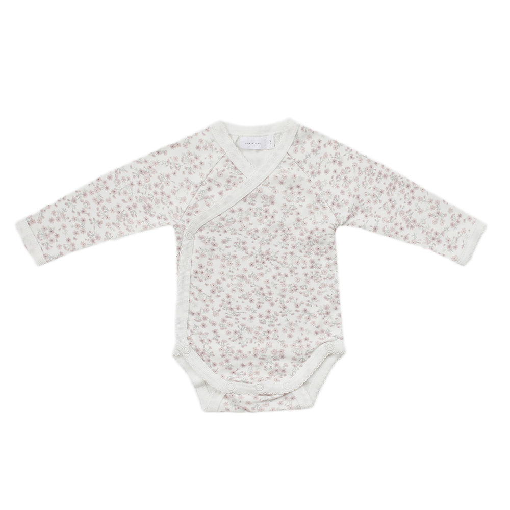 Posey Wrap Floral Onesie 