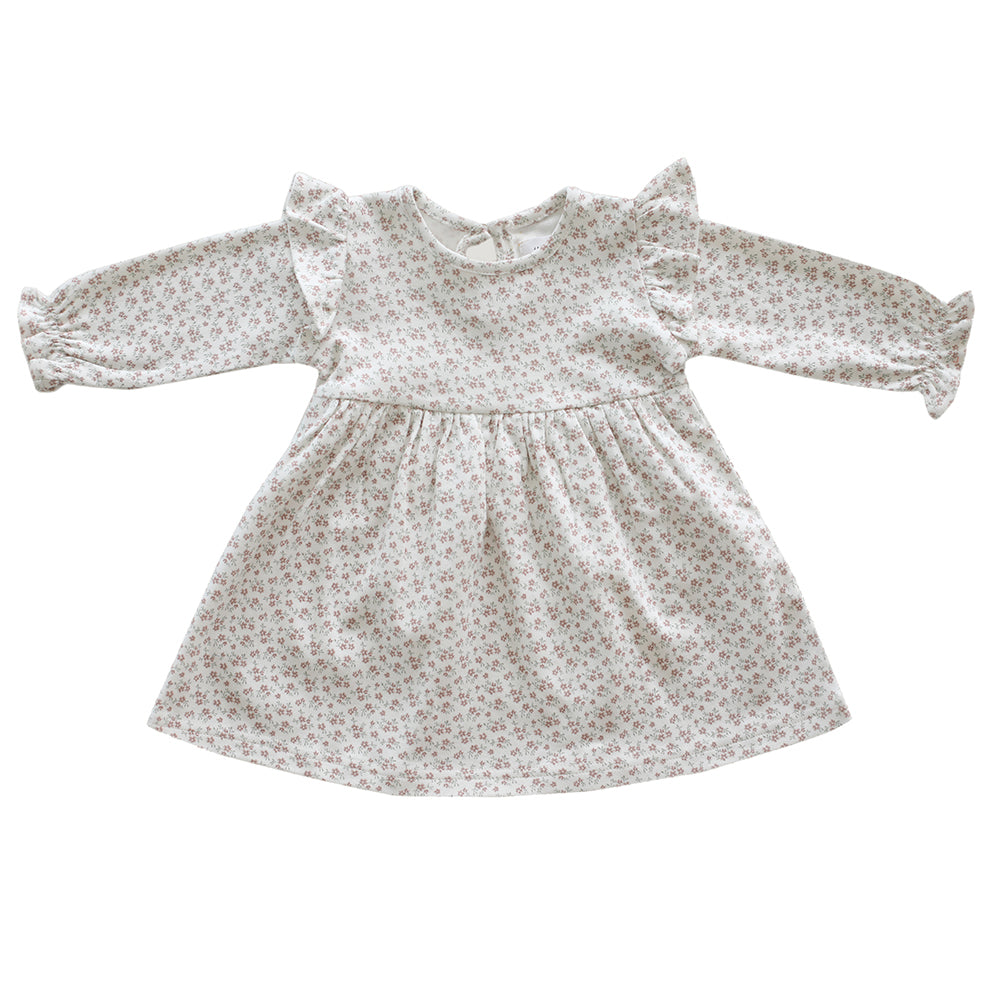 jamie kay long sleeve dress Jamie Kay Anna Tulle Dress In April Floral Mauve